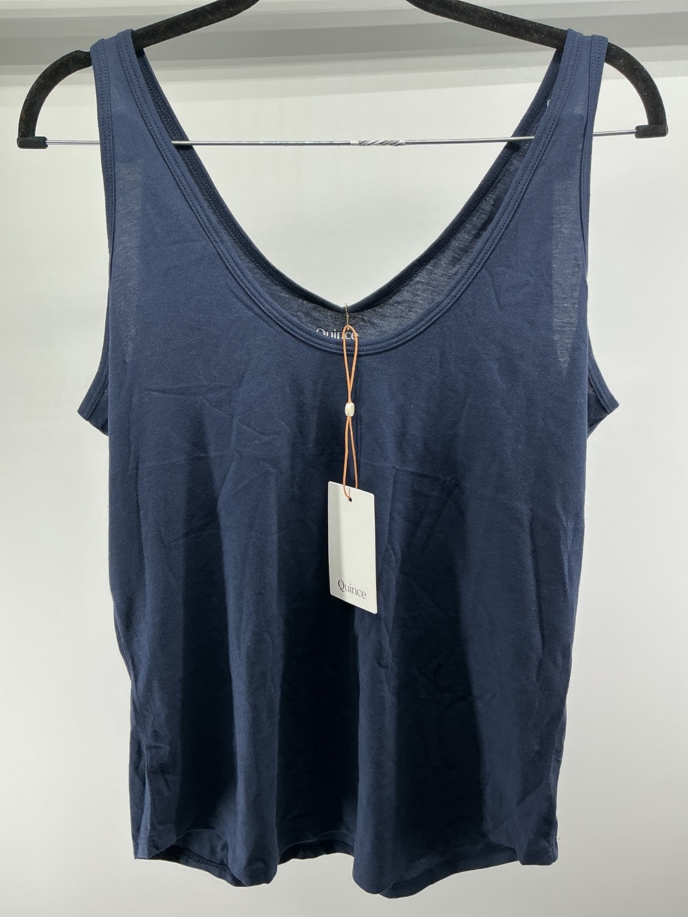 Cotton Modal Double Scoop Neck Tank